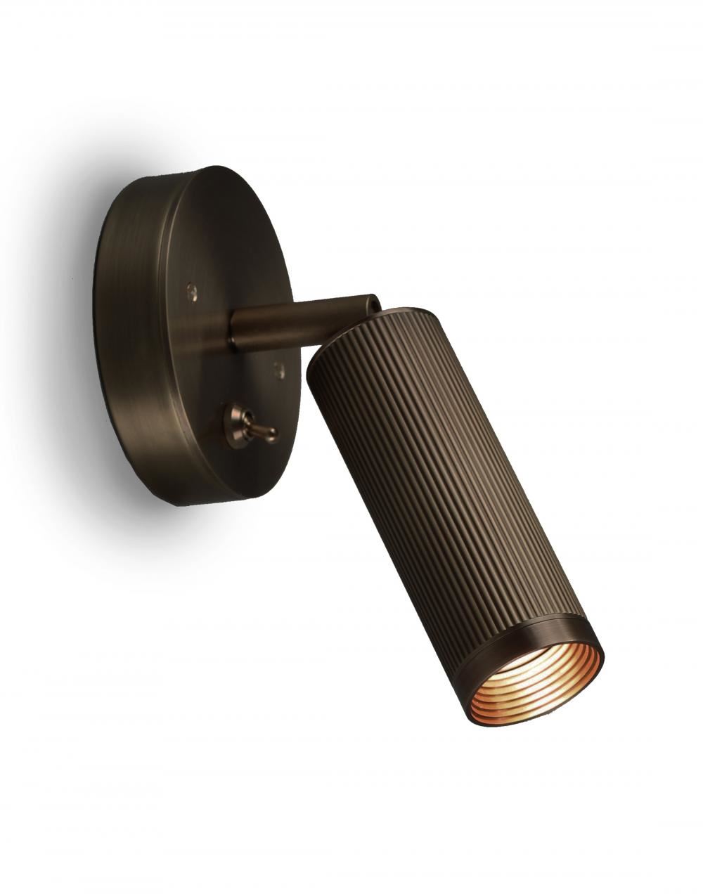 Spot Wall Light Adjustable Bronze