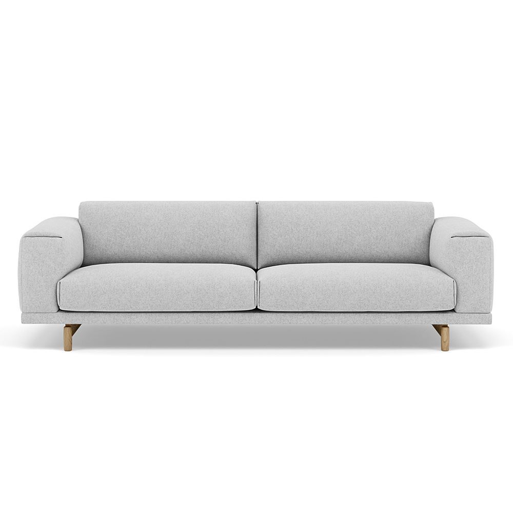 Rest Sofa 3seater Lacquered Oak Oak Hallingdal 116