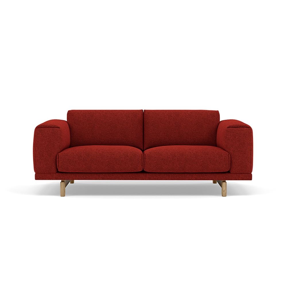 Rest Sofa 2seater Lacquered Oak Oak Hallingdal 596