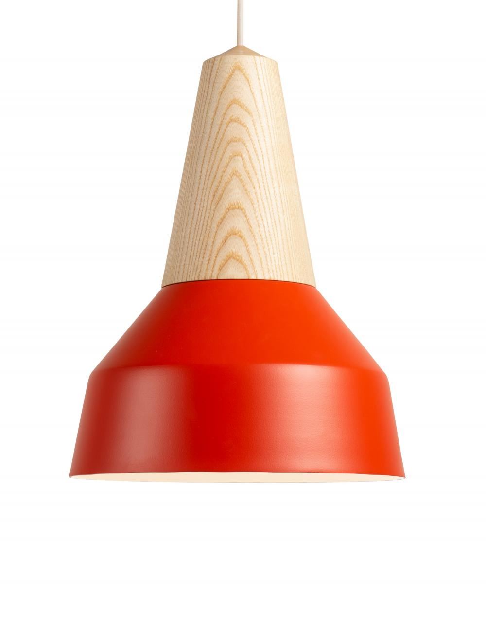 Eikon Pendant Ash Poppy Red Designer Pendant Lighting