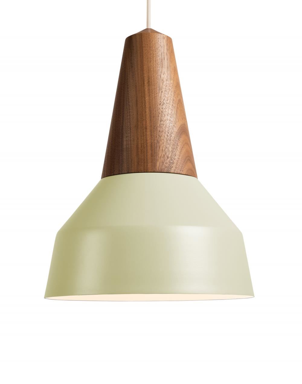 Eikon Pendant Walnut Pistache Green Designer Pendant Lighting