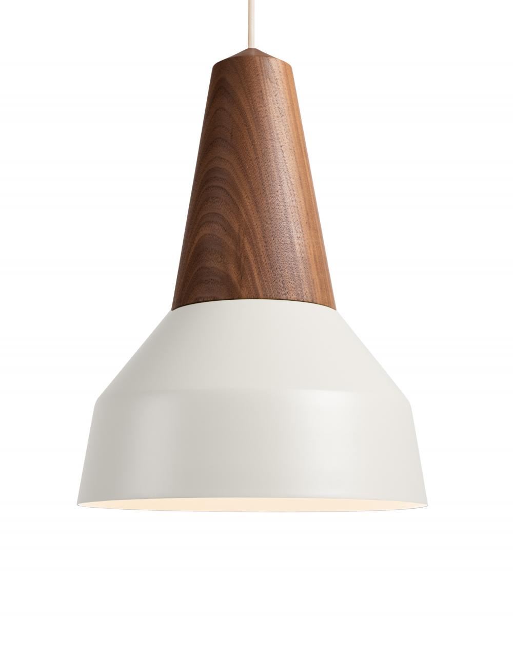 Eikon Pendant Walnut White Designer Pendant Lighting