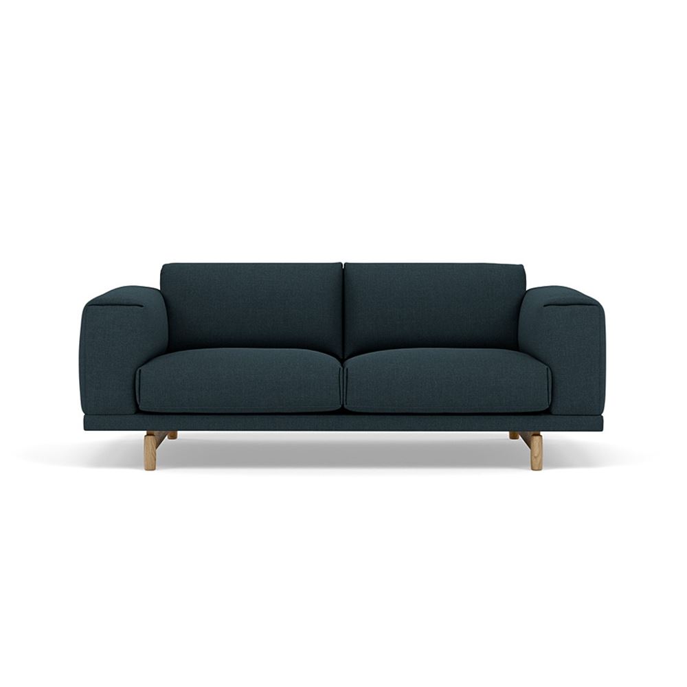 Rest Sofa 2seater Lacquered Oak Oak Remix 873