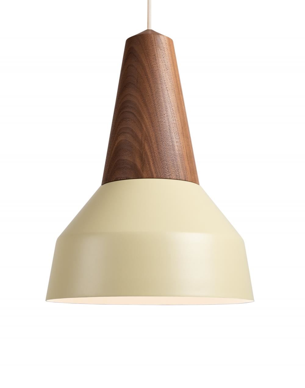 Eikon Pendant Walnut Wax Yellow Designer Pendant Lighting