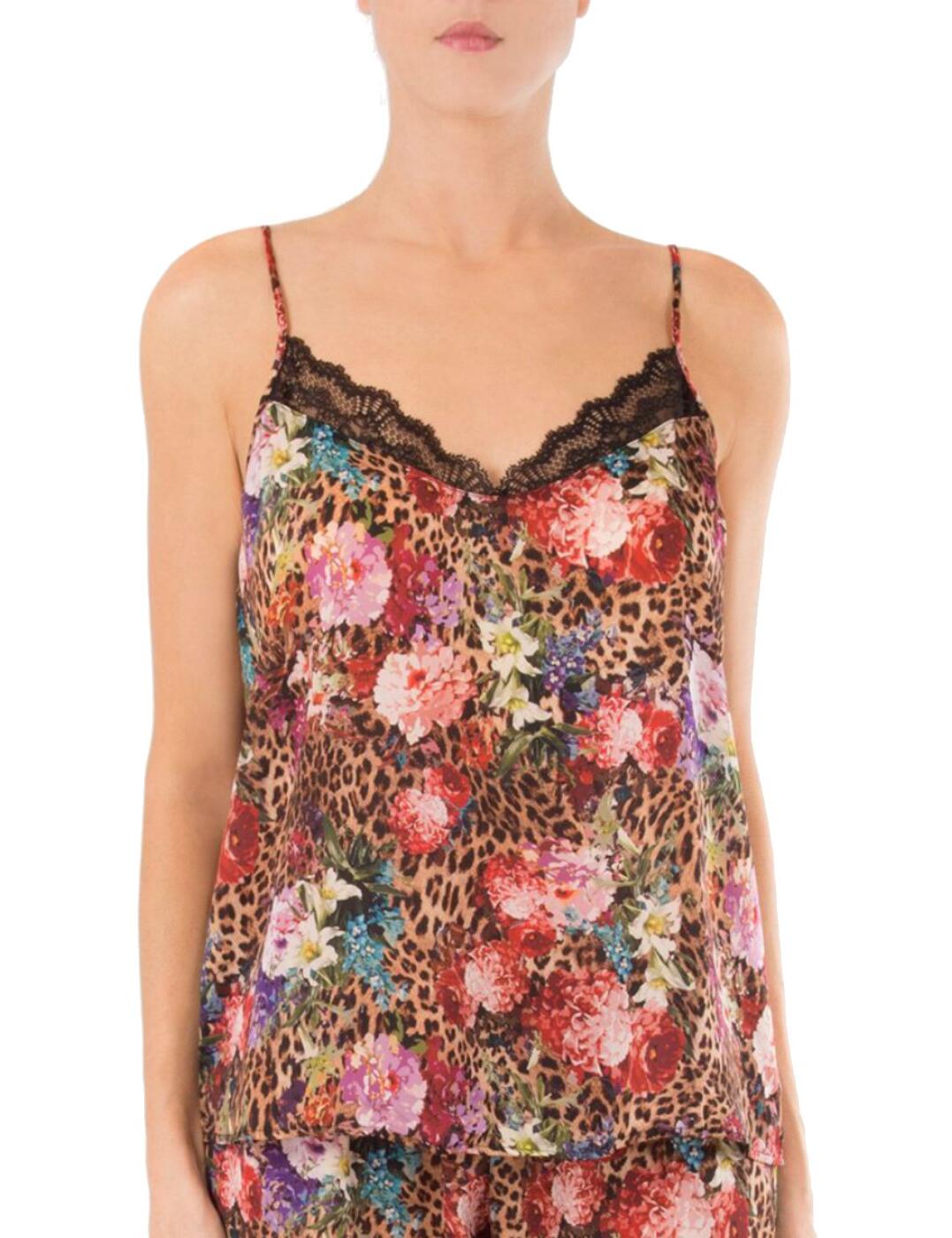 Add some luxury to your nightwear drawer with this stunning camisole from the Corolle Fauve range by Lise Charmel. This camisole sports the gorgeous print which is echoed throughout the Corolle Fauve range and has extra touches of elegance thanks to the lace inlay on the front and back necklines. Pair with matching items from the Corolle Fauve range for a look to wow.  Glamorous design Comfortable and contemporary fit Cupless for a lightweight feel Matching co-ordinates available! Composition: 96% Polyester &pipe; 3% Polyamide &pipe; 1% Elastane Listed in UK sizes  44400-82085-1117765 ALG4214 Camisole Top