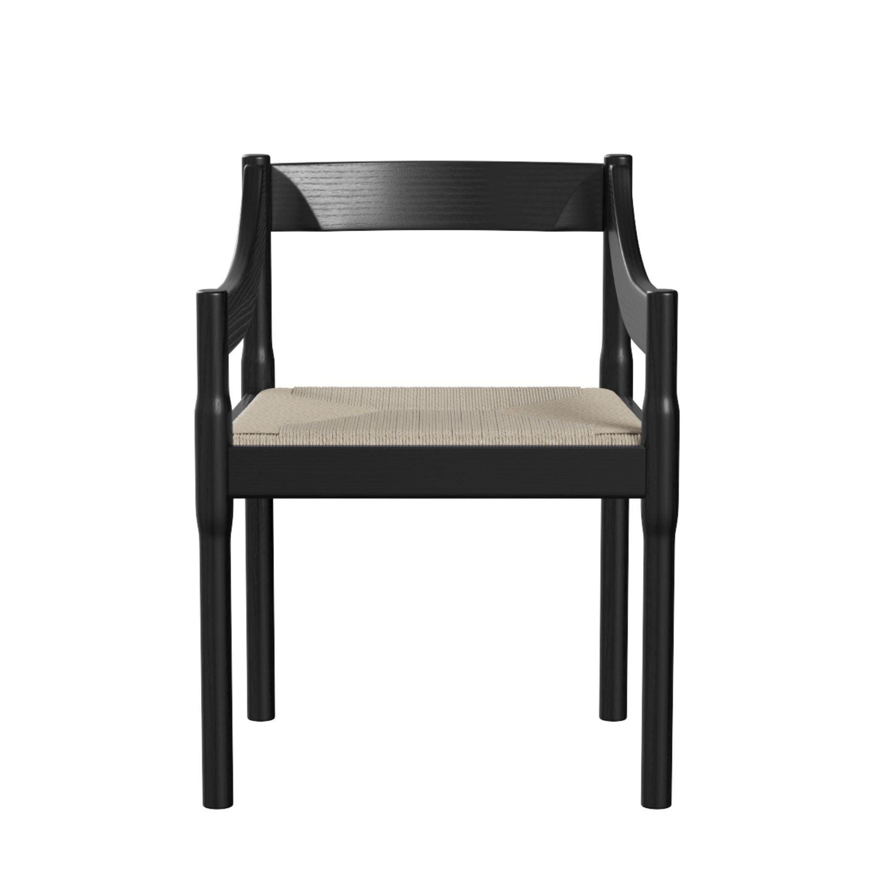 Fritz Hansen Carimate Dining Chair Coloured Ash Black Designer Furniture From Holloways Of Ludlow