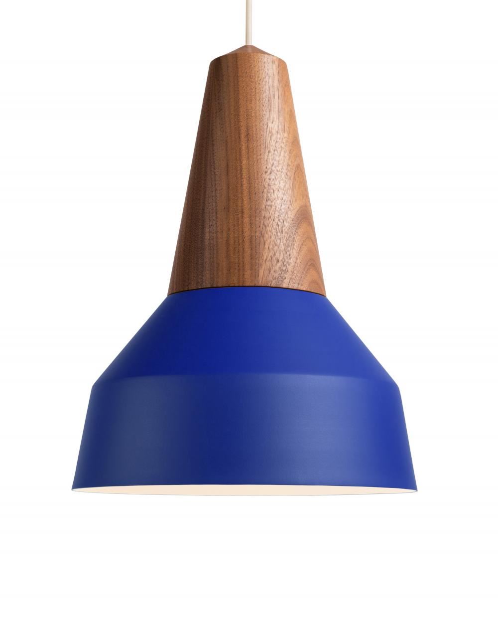 Eikon Pendant Walnut True Blue Designer Pendant Lighting