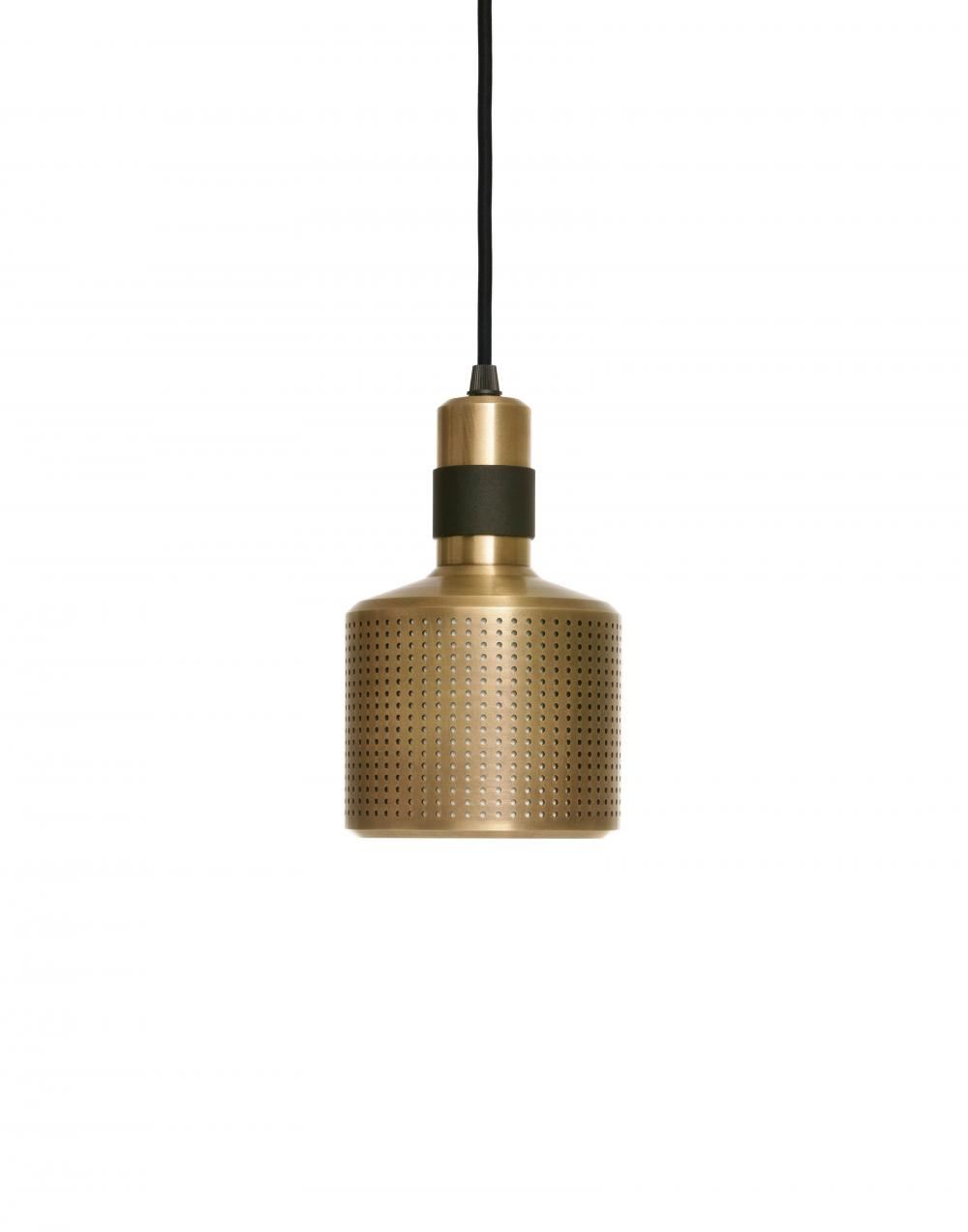 Bert Frank Riddle Pendant Brass With Matte Black Detail Brassgold Designer Pendant Lighting