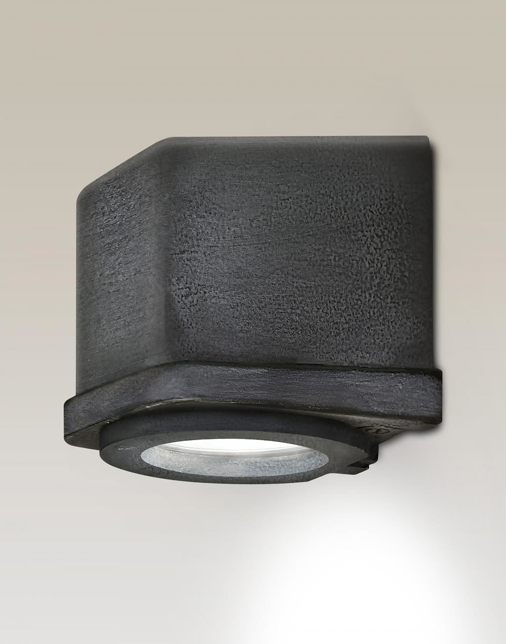 Sizz Exterior Wall Light Lead Grey