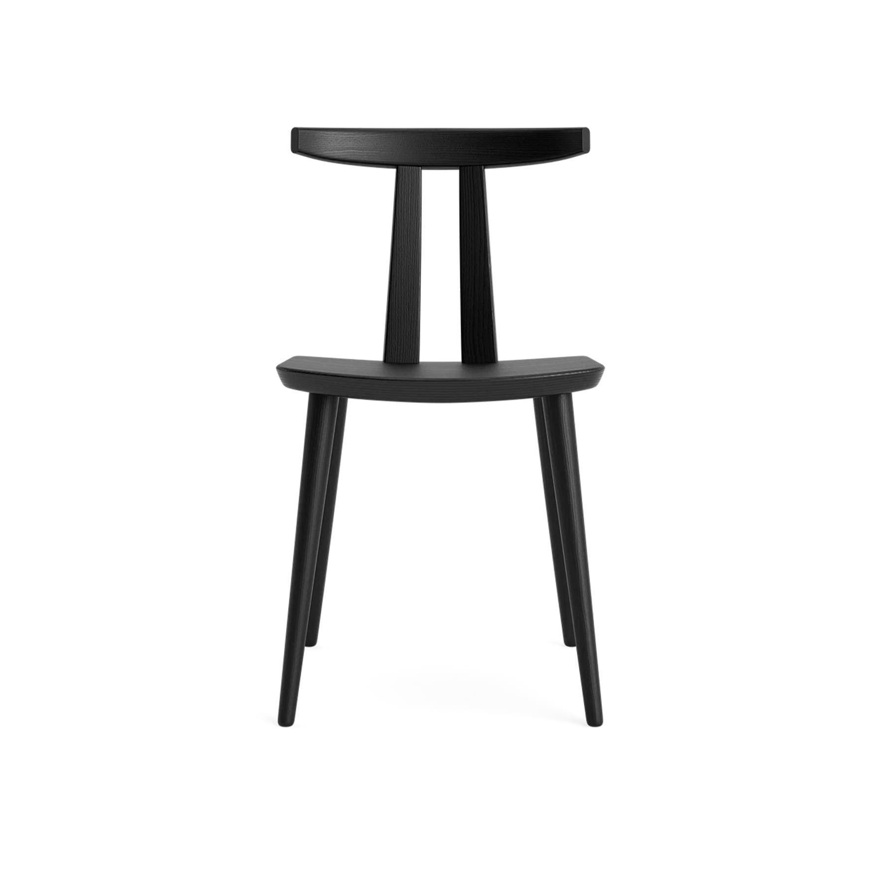 Make Nordic J111 Dining Chair Black Oak Designer Furniture From Holloways Of Ludlow