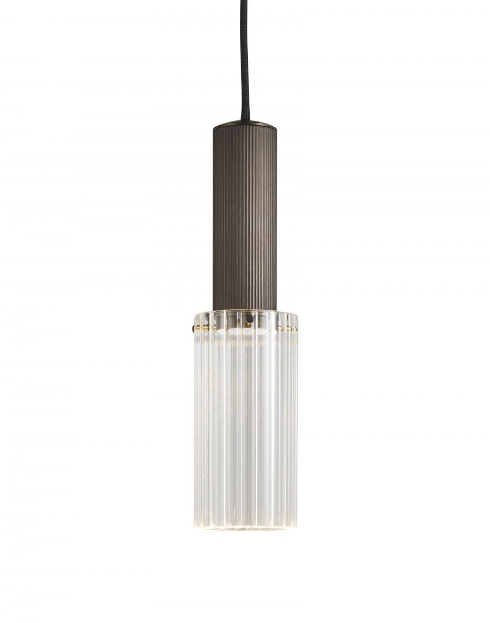 J Adams Flume Pendant 80 Bronze Designer Pendant Lighting