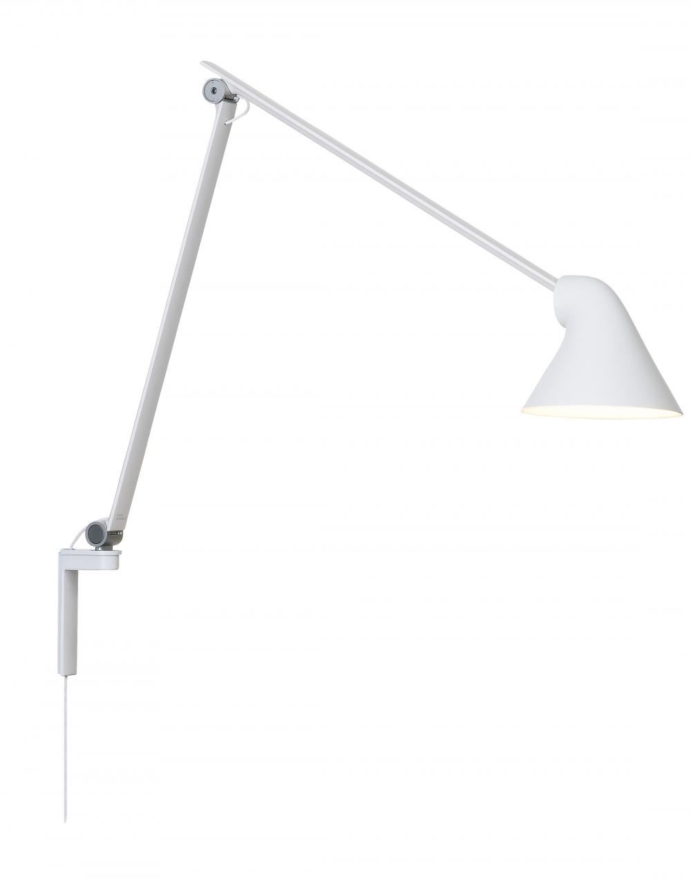 Njp Wall Light Long Arm White