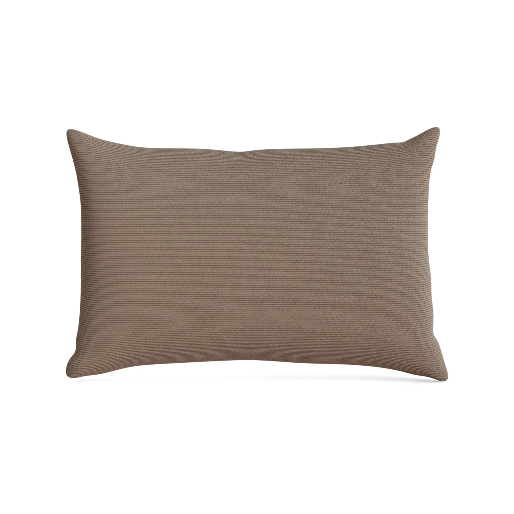 Make Nordic Pillow 40cmx60cm Nordic Velvet 70 Down And Fibers Brown