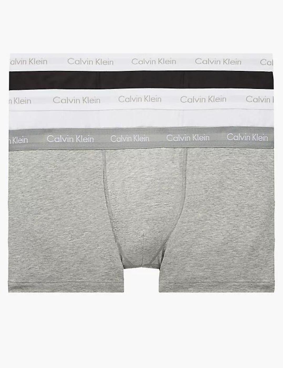 From the superior Cotton Stretch collection by Calvin Klein, this convenient pack of 3 trunks makes the comfiest fit for any size. The signature trunks boast the iconic figure-hugging design with a classic look and soft feel. Having a subtle Calvin Klein waistband adds a touch of designer appeal to these all-day wear trunks.  Classic design Convenient pack of 3 Iconic Calvin Klein waistband Amazing stretch Soft touch cotton Mid-rise waist Country of origin: Bangladesh Composition: 95% Cotton &pipe; 5% Elastane Listed in UK sizes  57074-101101-1309409 000NB2665A Men's Trunk
