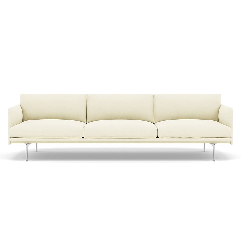 Outline Sofa 35seater Polished Aluminum Hallingdal 100