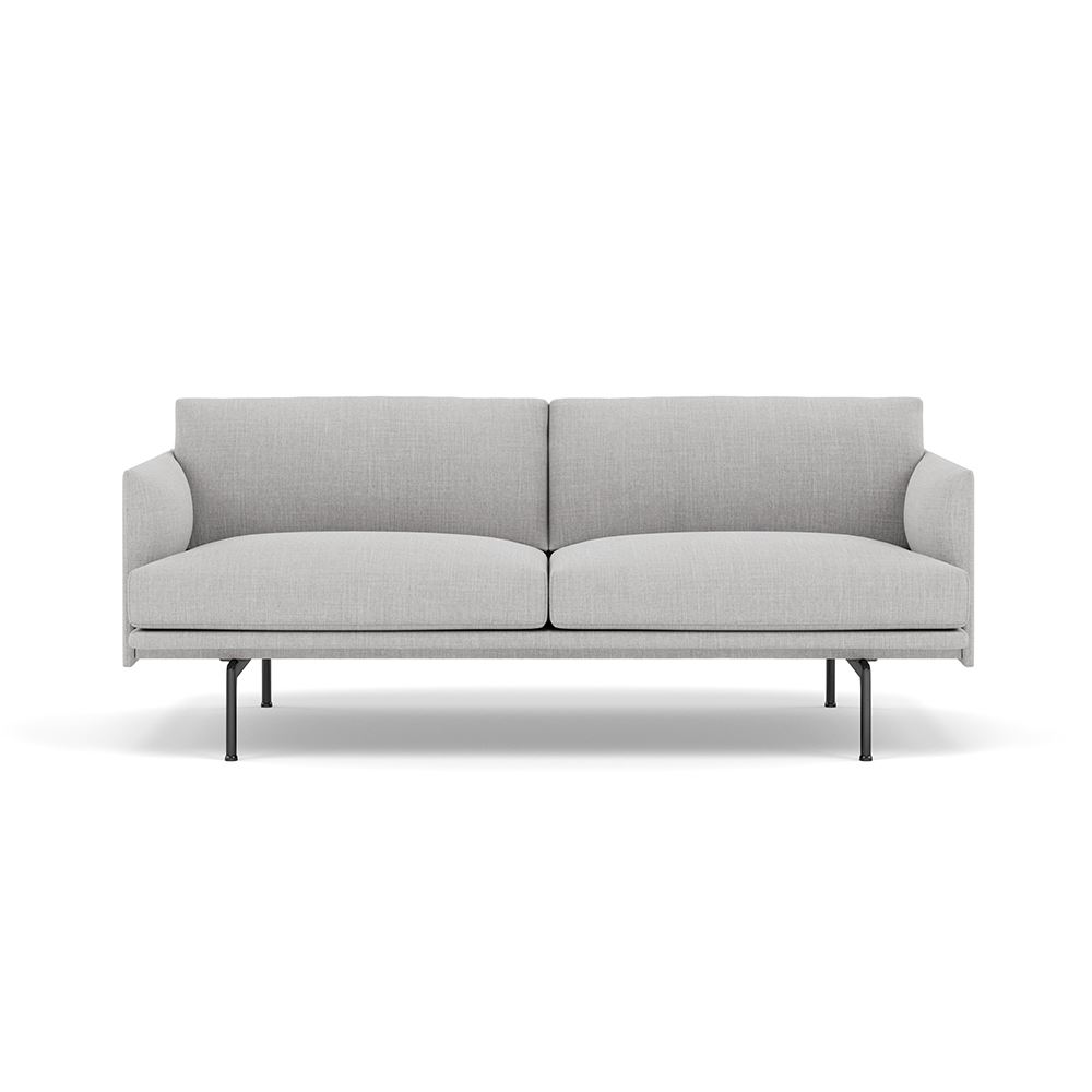 Outline Sofa 2seater Black Remix 123