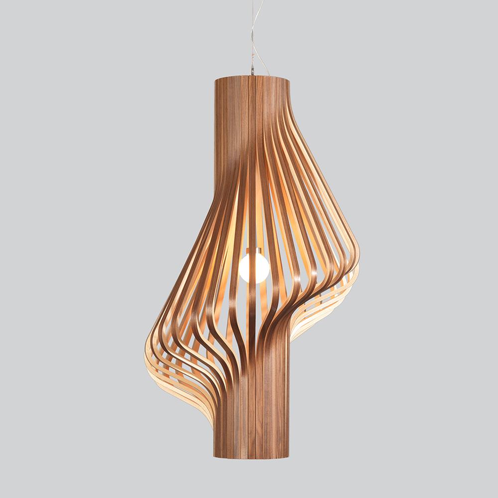 Northern Diva Pendant Oak Light Wood Designer Pendant Lighting