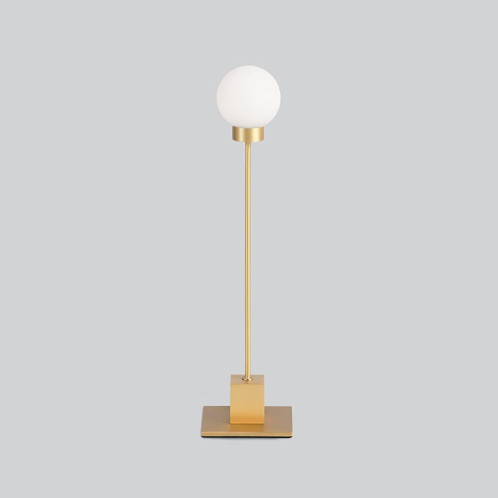 Snowball Table Light Brass