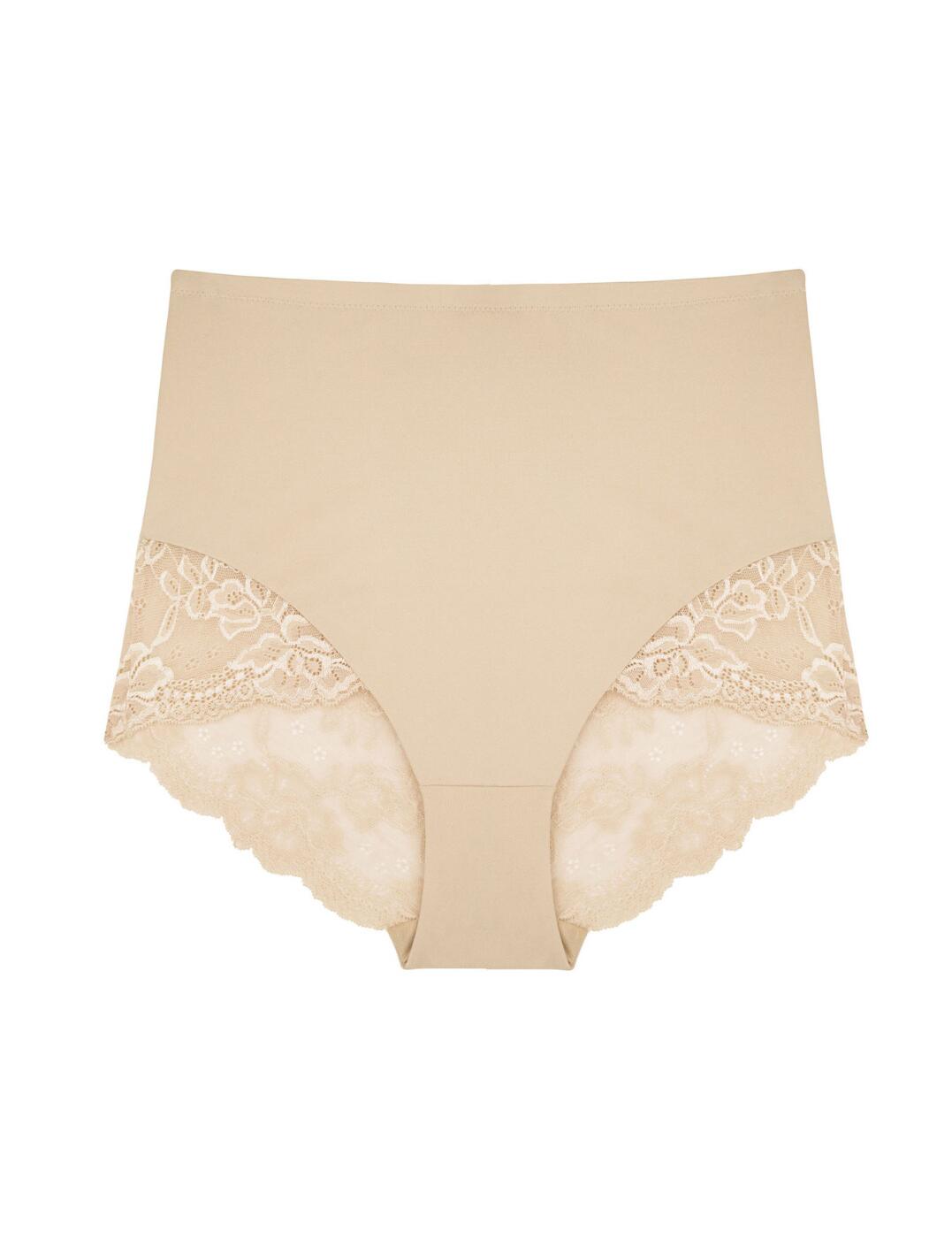Welcome to the Dorina Brigitte/Eco shaping brief, where classic and feminine lingerie meets medium to high control shaping capabilities. This luxurious shaping brief is sure to keep you comfortable and feminine all day, no matter what you have planned. The high-rise waist offers just enough shaping capabilities to smooth out your silhouette, while the medium rear coverage and plain opaque smoothing fabric keep everything in place just like you need it. You'll also find beautiful floral lace around the leg holes and rear for extra feminine detailing. So whether you're heading to work or out for the evening, the Dorina Brigitte/Eco shaping brief has you covered. Comfort, control, and classic femininity, all in one.  Shaping brief Medium control High rise waist Medium rear coverage Plain opaque smoothing fabric Floral lace at the leg holes and rear Comfortable fit Country of origin: China Composition: 73% Polyamide &pipe; 20% Elastane &pipe; 7% Polyester Listed in UK sizes  62613-108021-1432663 D002201MI076 Shaping Brief