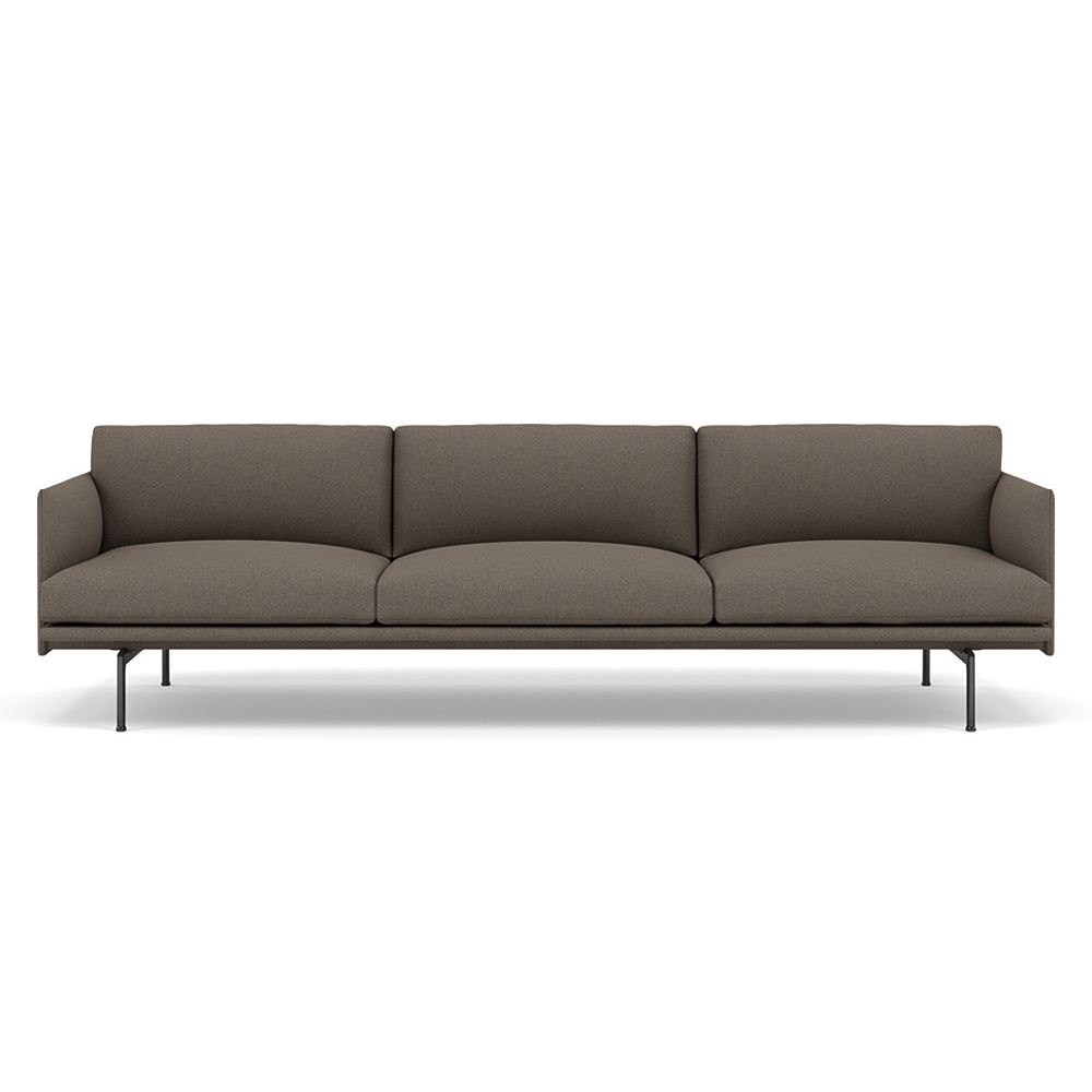 Outline Sofa 35seater Black Hallingdal 227