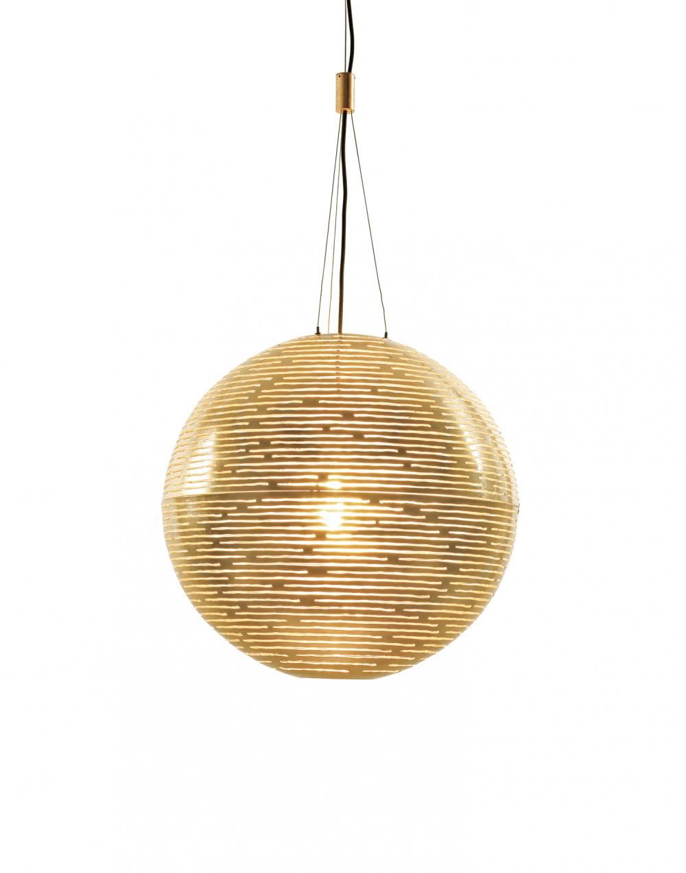 Terzani Magdalena Sphere Pendant Small Gold Brassgold Designer Pendant Lighting