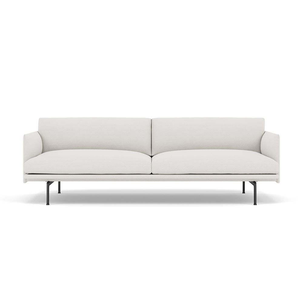 Outline 3seater Sofa Black Hallingdal 103