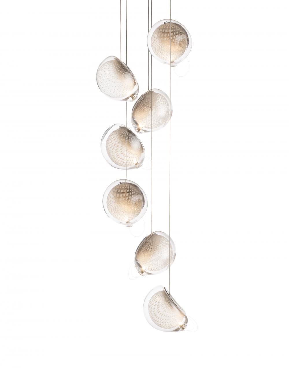 Bocci Series 76 Pendant 3 7 Pieces 7 Pendant Clear Designer Pendant Lighting