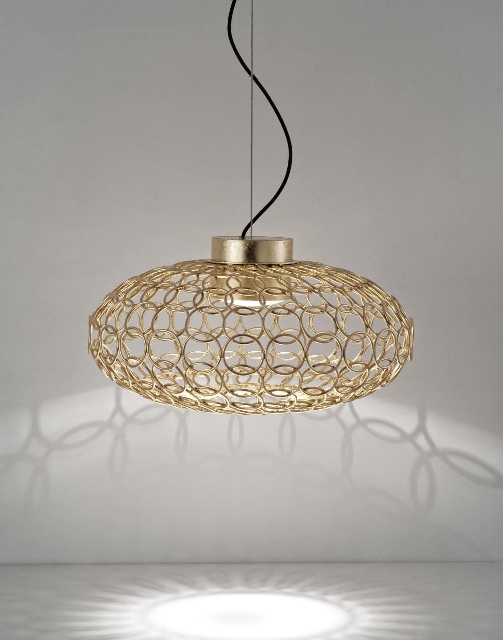 Terzani Gra Oval Pendant Gold Brassgold Designer Pendant Lighting