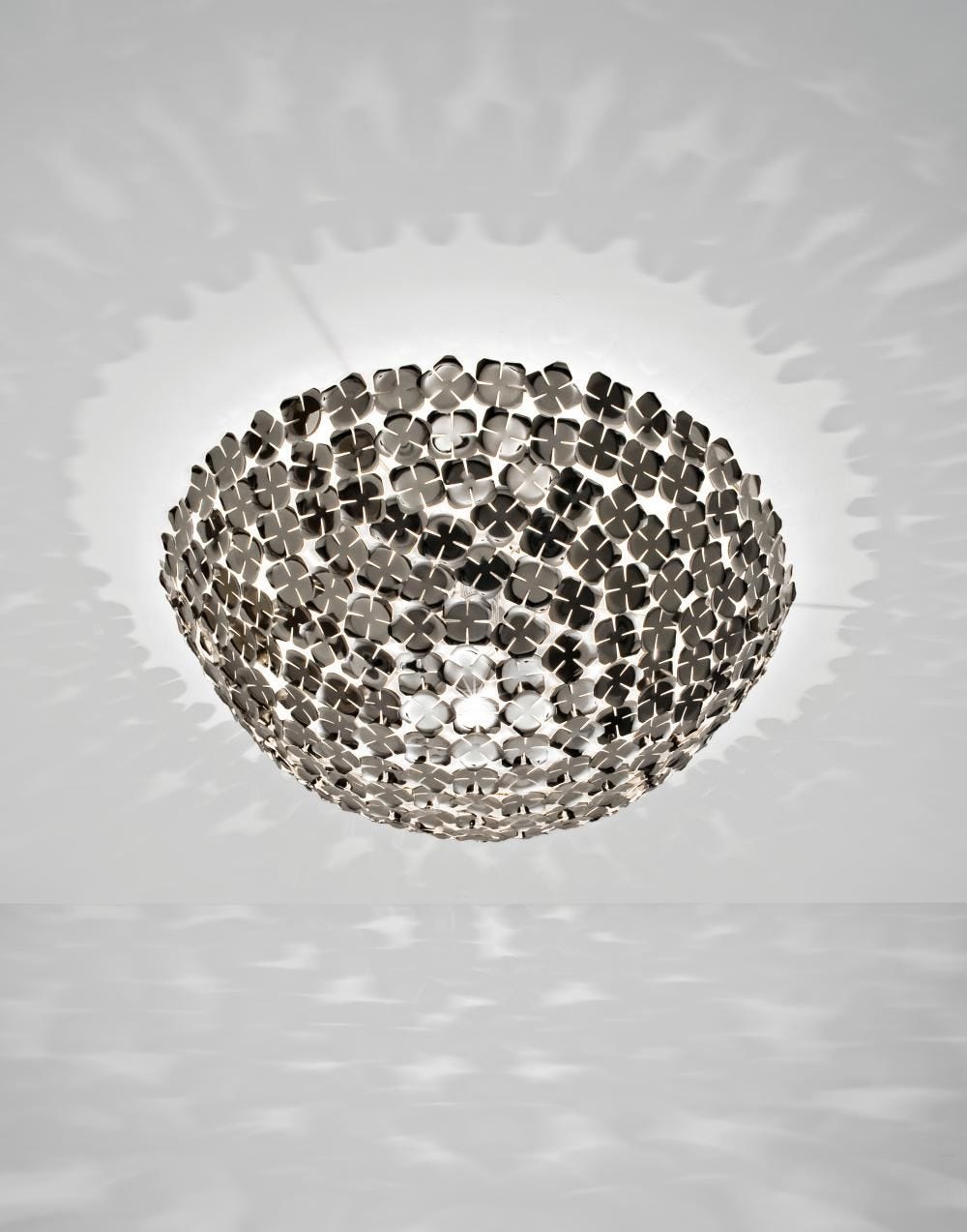Ortenzia Half Sphere Ceiling Light Large Nickel