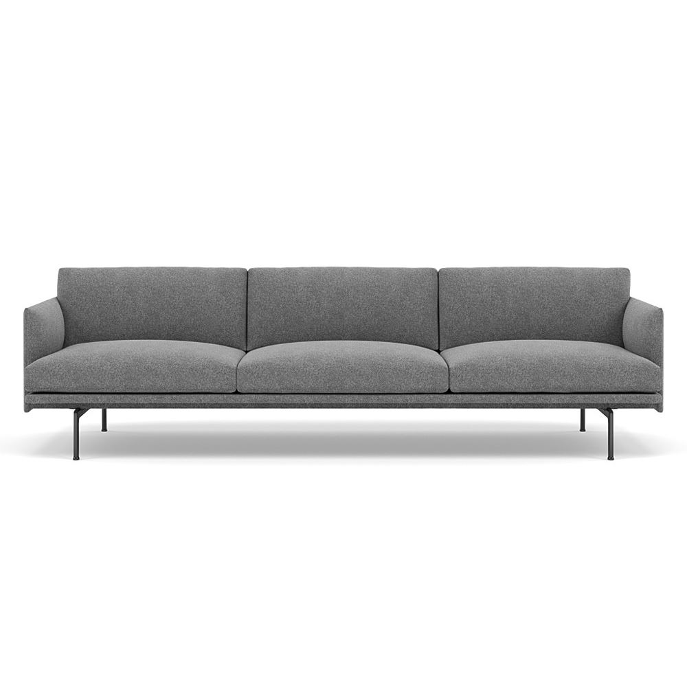 Outline Sofa 35seater Black Hallingdal 166