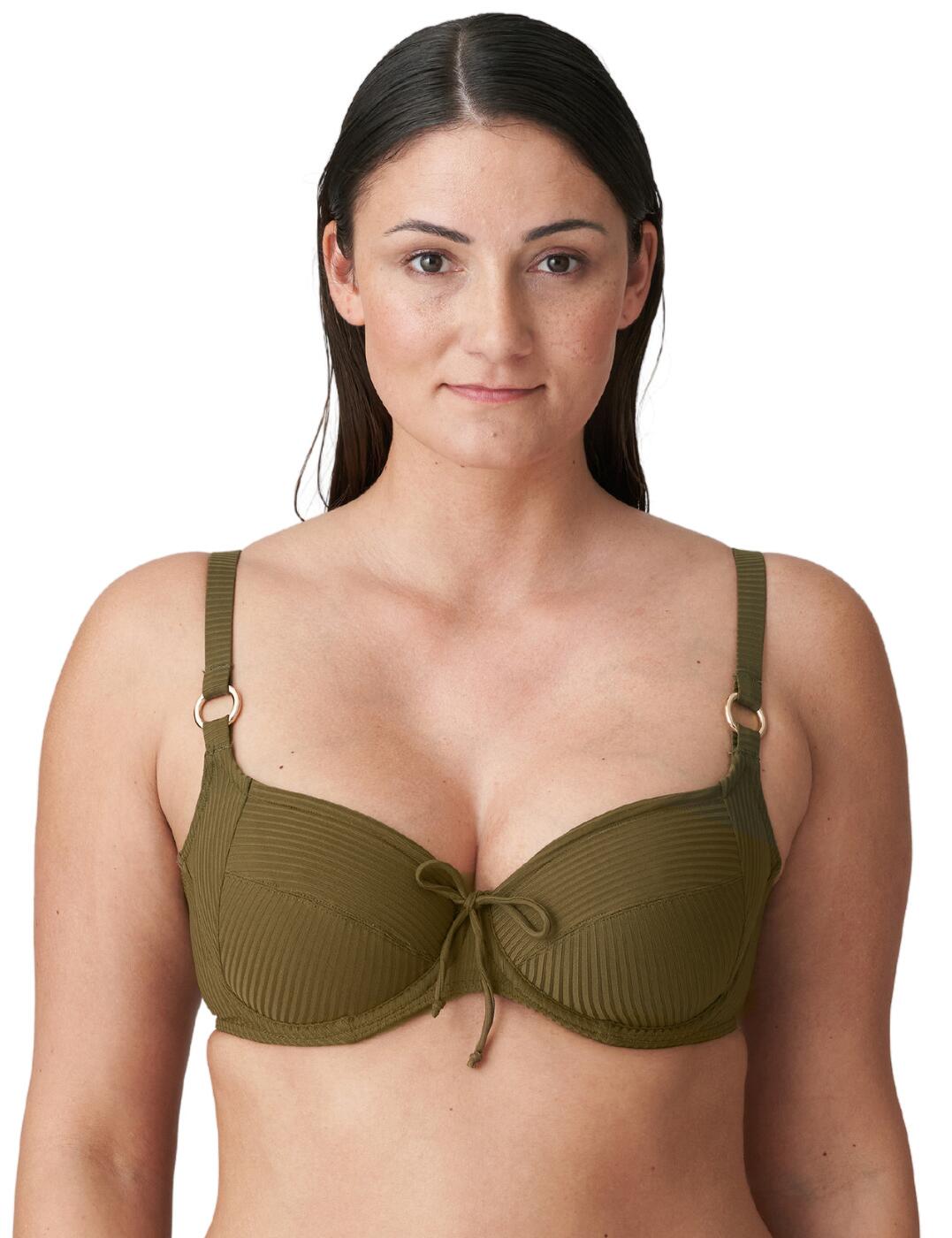 Prima Donna Sahara Full Cup Bikini Top - Olive - 38H