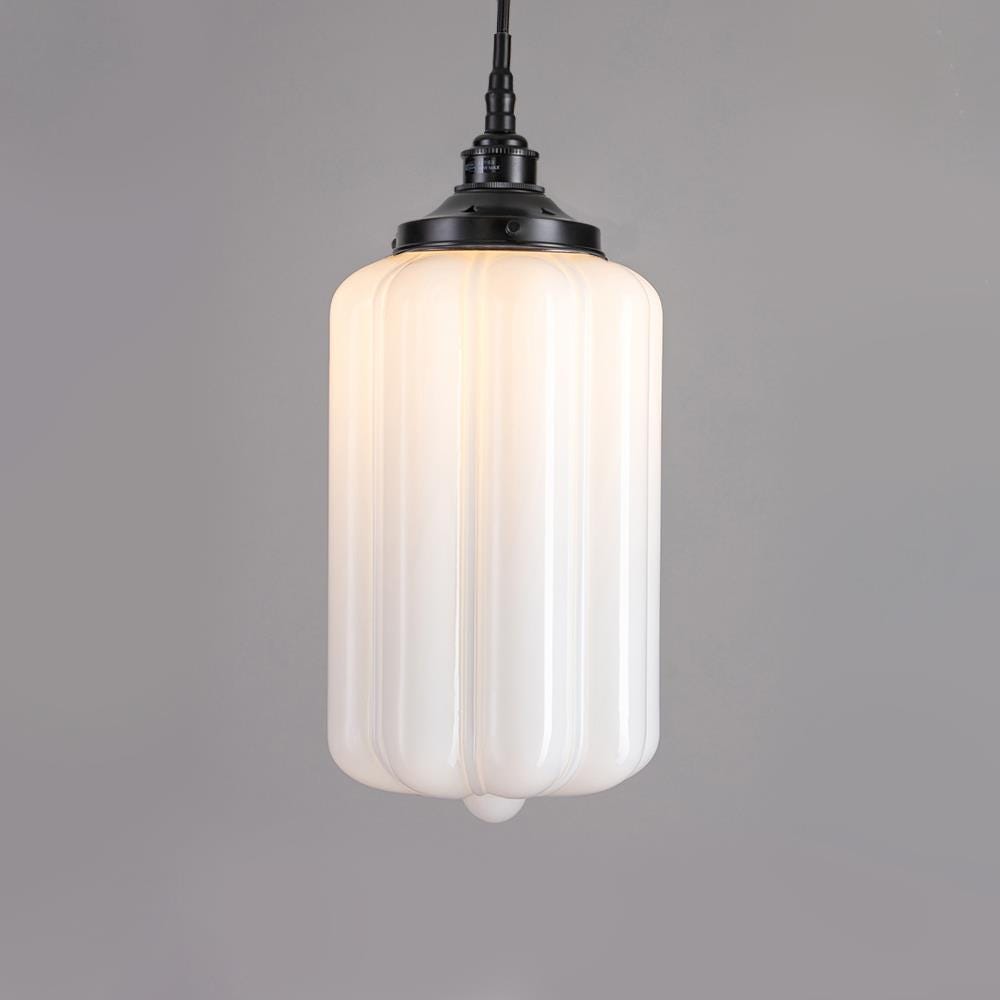 Old School Electric Ellington Pendant Light Opal Ip44 Bathroom Edition Clear Designer Pendant Lighting