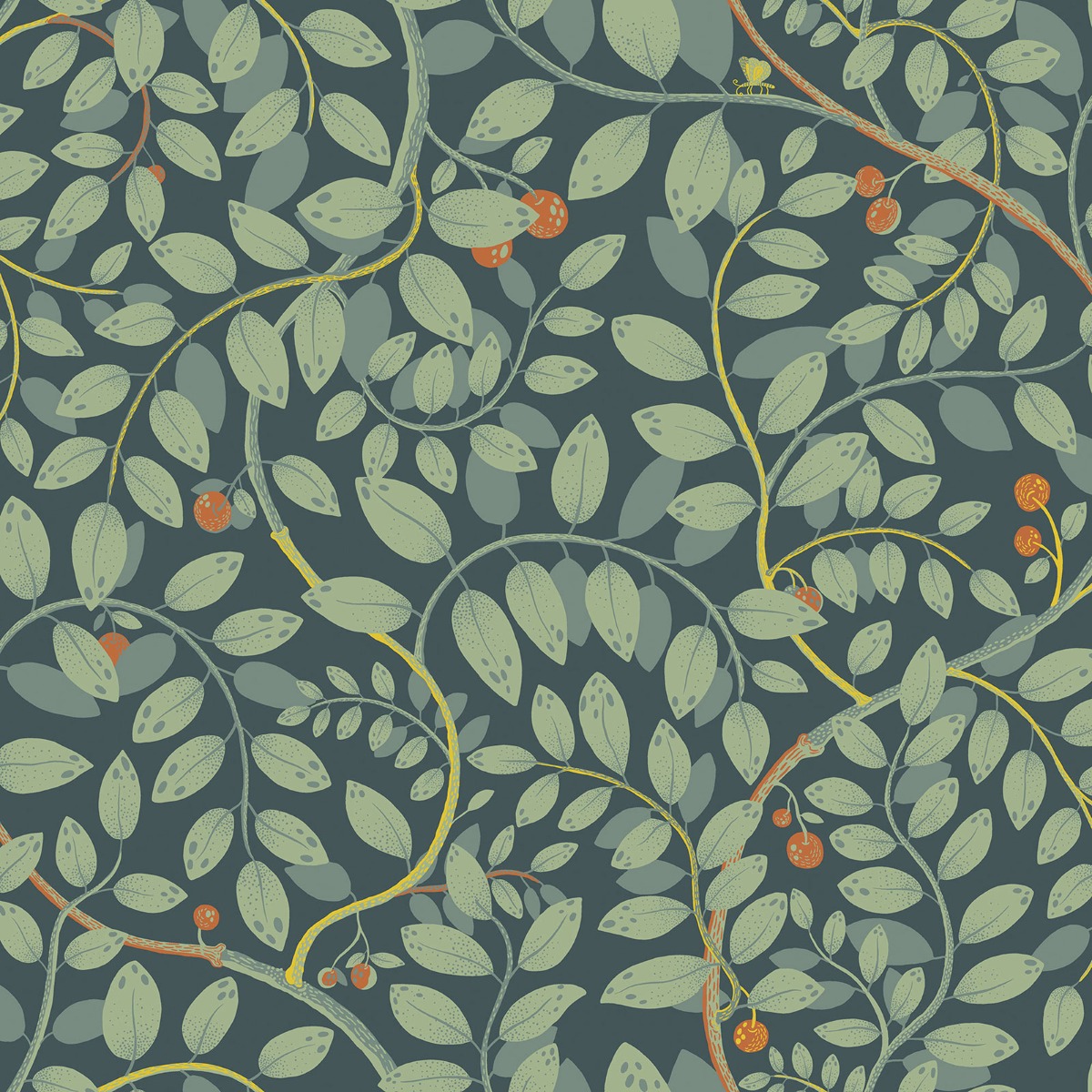 Galerie Sommarang Green Leafy Vines Wallpaper Roll
