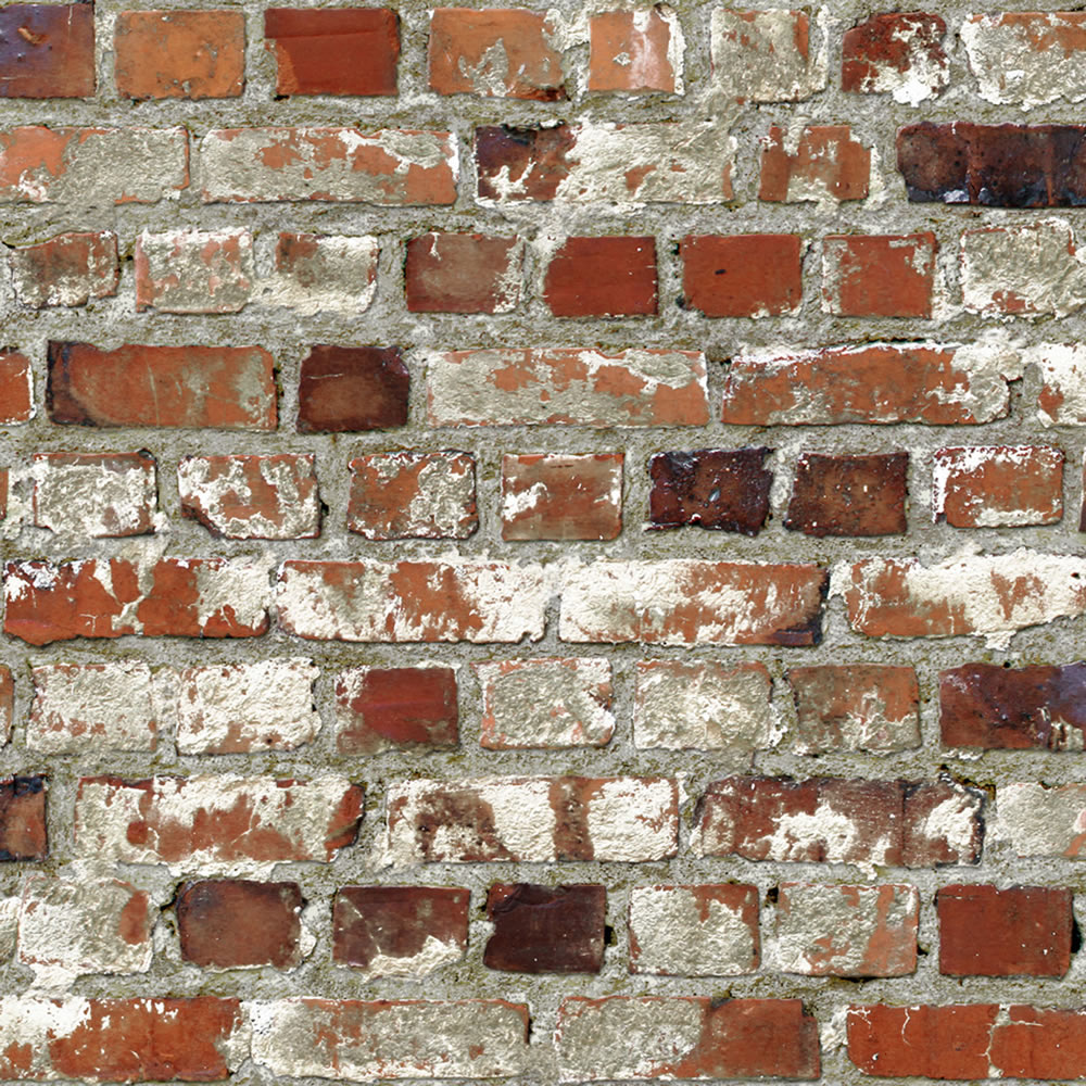 Muriva Ltd Muriva Loft Brick Wallpaper 10m x 53cm, Red