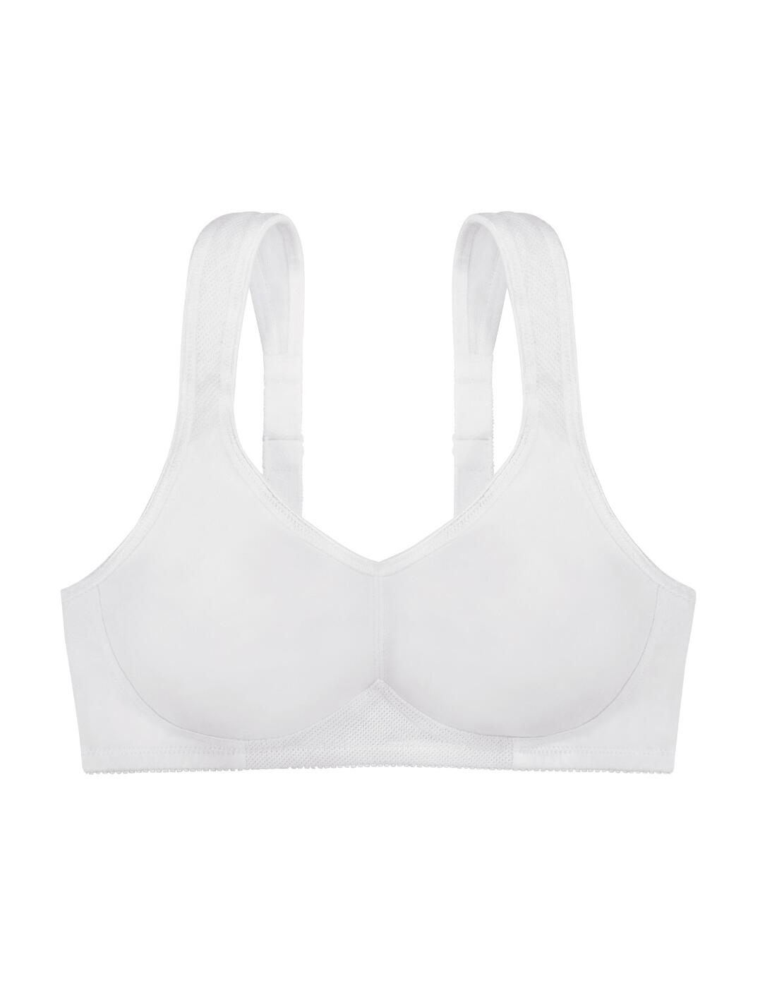 The Dorina Flex non-padded sports bra is the perfect addition to your wardrobe for an active lifestyle. This sports bra offers medium support right where you need it, and the wireless design provides the perfect combination of comfort and coverage. The soft non-padded cups are moulded to give you a great fit, while the wide adjustable straps won't dig in even after long periods of exercise. The three-strand hook and eye closure ensure your support is secure, and the breathable mesh throughout helps to keep you cool and dry. Crafted from a plain opaque interlock micro fabric, this bra is designed for a classic look that goes with any outfit. Get the support you need in style with the Dorina Flex non-padded sports bra.  Sports bra Soft non-padded cups Moulded cup Wireless design Full coverage Wide adjustable straps Three-strand hook and eye closure Medium support Breathable mesh throughout Plain opaque interlock micro fabric Country of origin: China Composition: 75% Polyamide &pipe; 15% Polyester &pipe; 10% Elastane Listed in UK sizes  62797-108213-1435867 D1901A Sports Bra