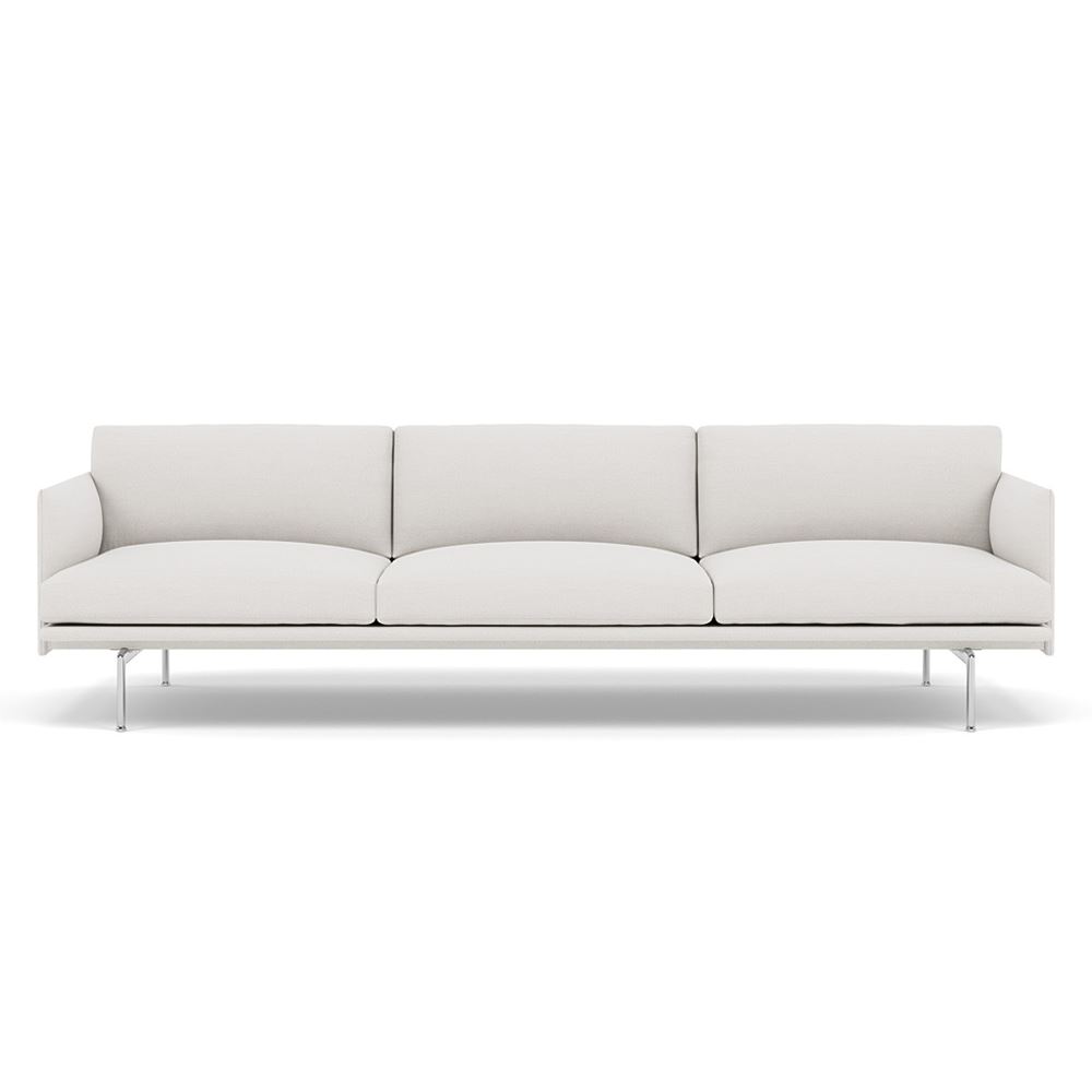 Outline Sofa 35seater Polished Aluminum Hallingdal 103