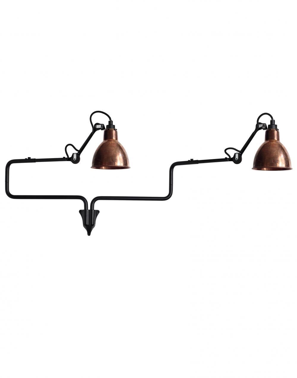 Lampe Gras 303 Double Wall Light Raw Copper Shade