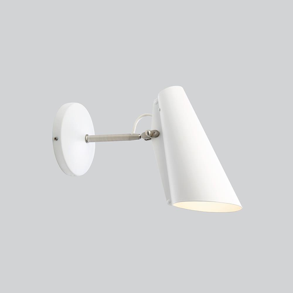 Birdy Wall Light Birdy Short White Steel Arm