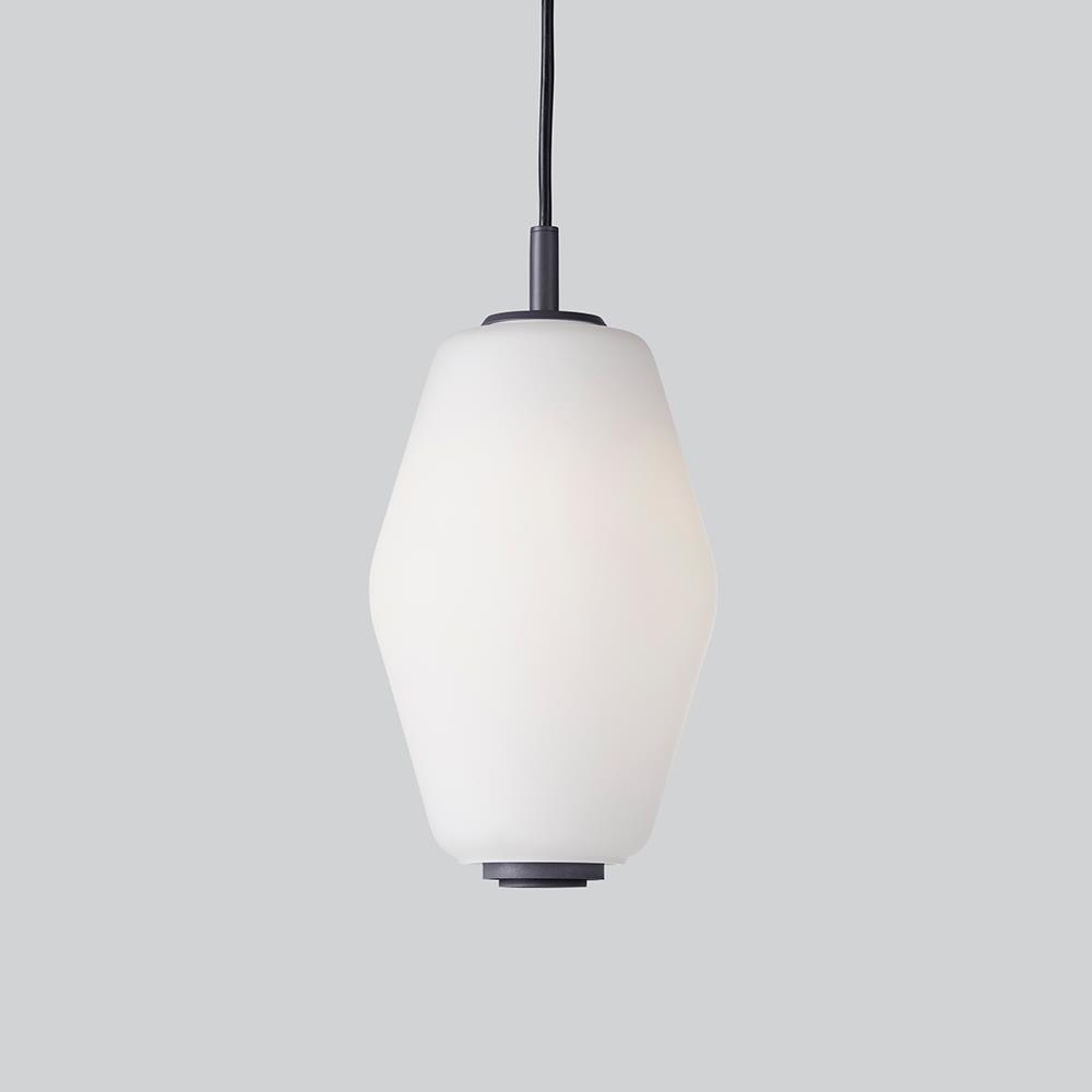 Northern Dahl Pendant Small Dark Grey Detailing White Designer Pendant Lighting