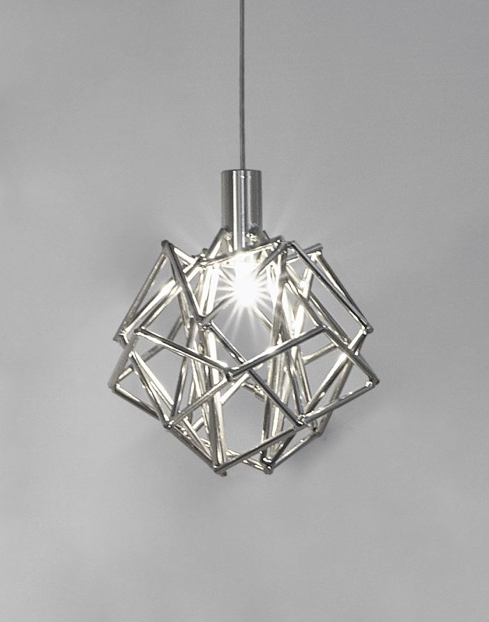 Terzani Etoile Single Pendant Silver Designer Pendant Lighting