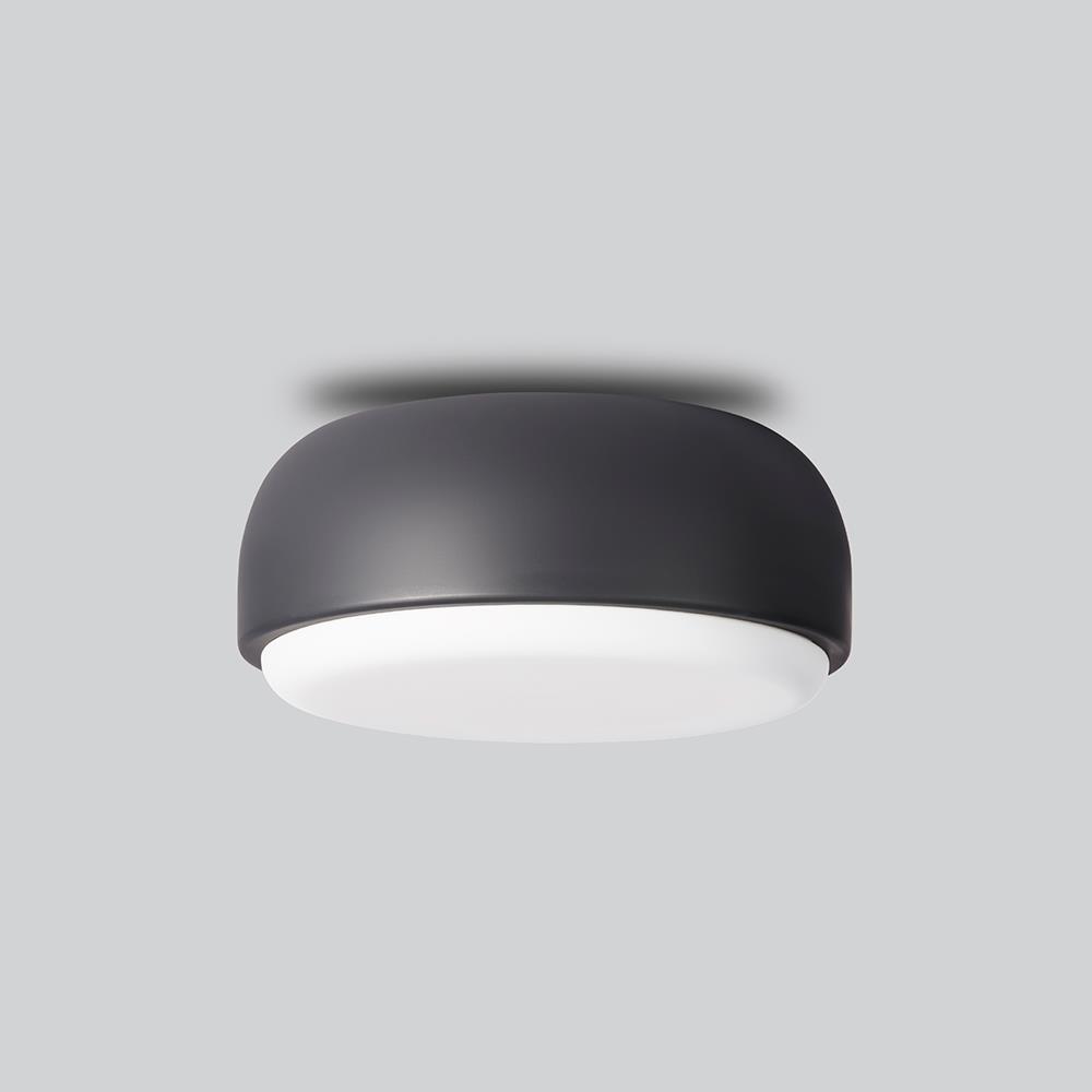 Over Me Wall Ceiling Light Small Dark Grey