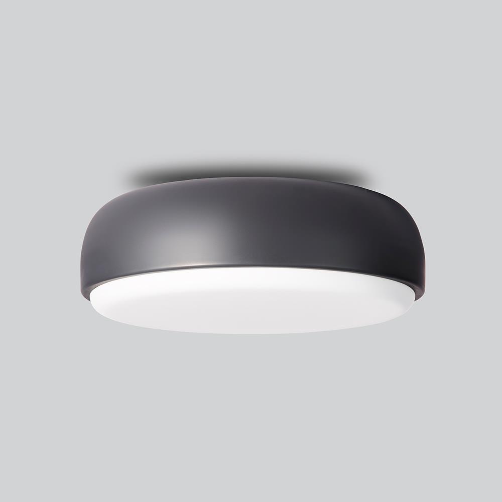 Over Me Wall Ceiling Light Large Dark Grey