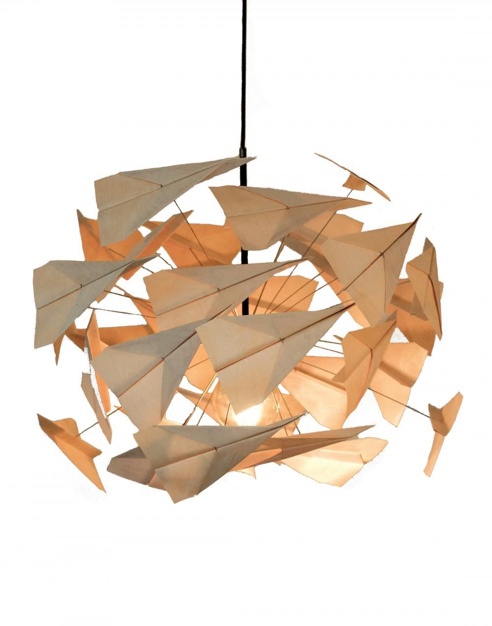 Tom Rossau Come Fly With Me Tr747 Pendant Light Wood Designer Pendant Lighting