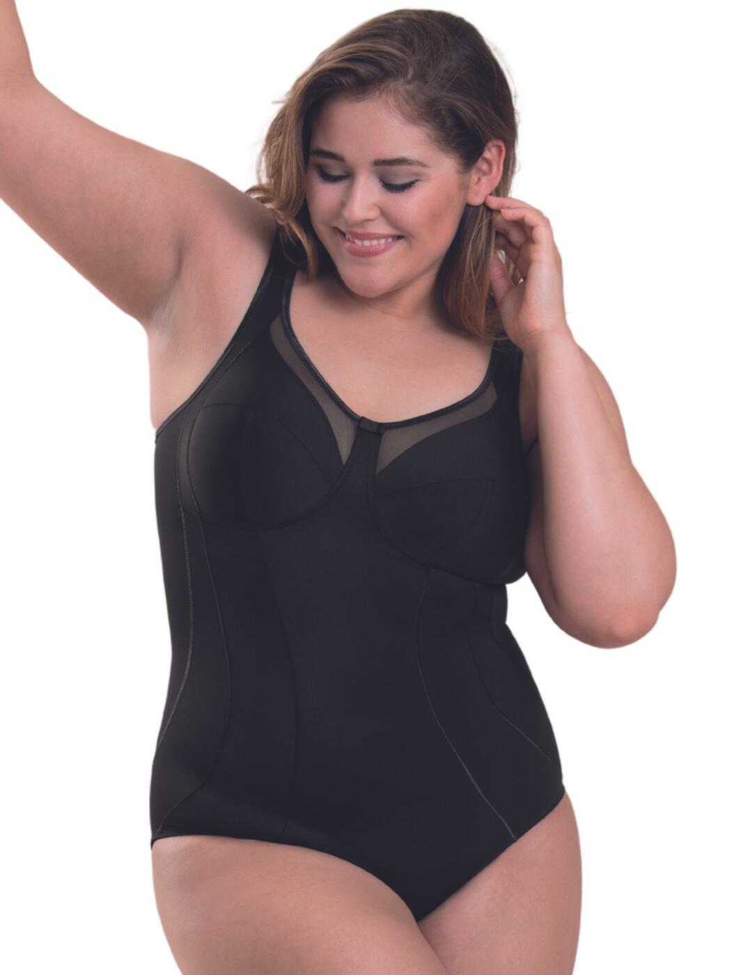 Ooze everyday elegance in this gorgeous corselet from the Clara range by Anita Comfort. This corselet offers a chic design, thanks to the sexy semi-sheer panels on the cups and dainty bow in the centre for a feminine touch. This corselet is non-wired but still offers excellent support thanks to the multi-section cups which offer shape, lift and support. The cups are non-padded for a natural fit and feel. The body is also shaped thanks to the power netting on the tummy which offers extra control and helps perfect that hourglass figure. This body offers good coverage all over, from the full-cup style to the excellent coverage on the rear. The wide straps are also adjustable, allowing you to find an individual fit.  Chic, feminine design Semi-sheer panels on the cups Dainty bow in the centre Non-wired, non-padded cups Supportive Power netting offers tummy control Popular full cup style Good rear coverage Adjustable, wide straps Composition: 60% Nylon &pipe; 40% Elastane Listed in UK sizes  46150-84737-1126601 3459 Corselet