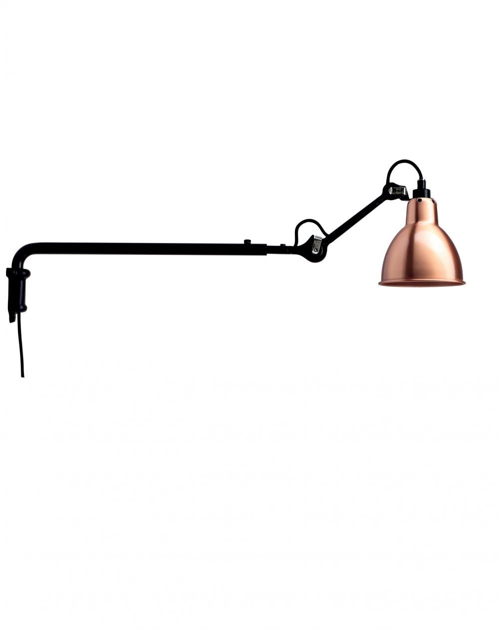Lampe Gras 203 Wall Lamp Copper Shade Round