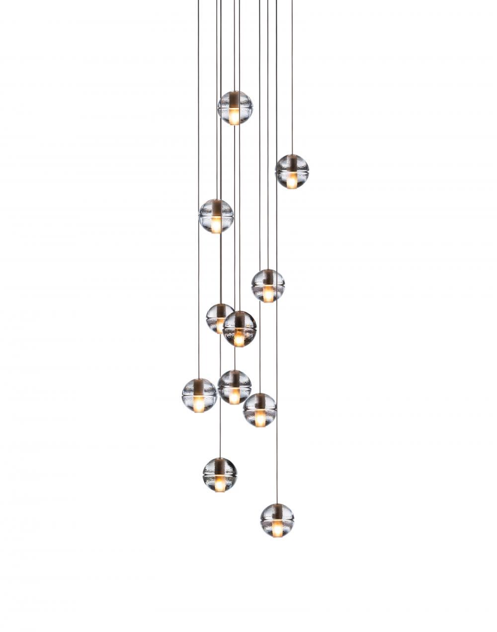 Bocci Series 14 Pendant 11 36 Pieces 11 Pendant Rectangle Canopy 10w Xenon Clear Designer Pendant Lighting