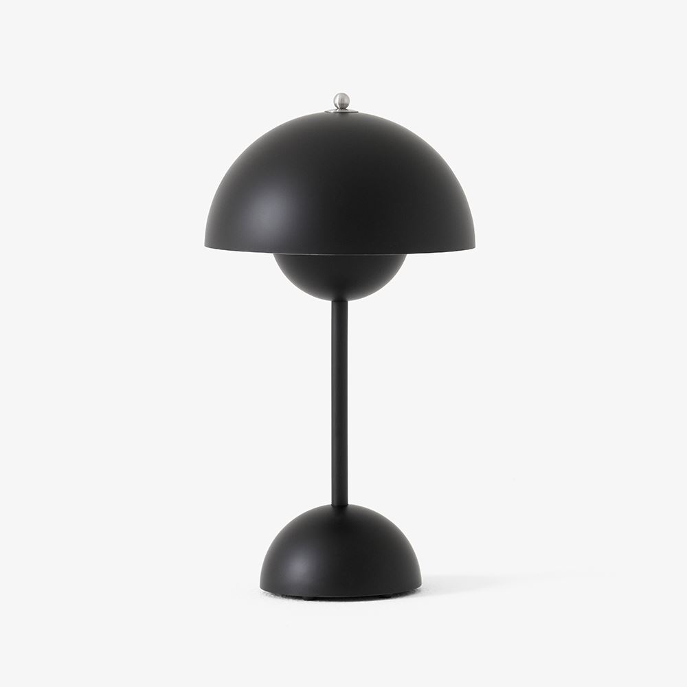 Flowerpot Vp9 Portable Table Light Matt Black