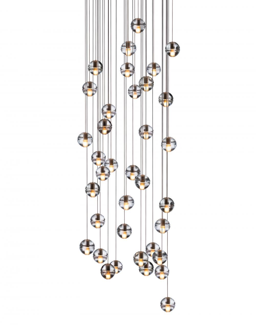 Bocci Series 14 Pendant 11 36 Pieces 36 Pendant Round Canopy 10w Xenon Clear Designer Pendant Lighting