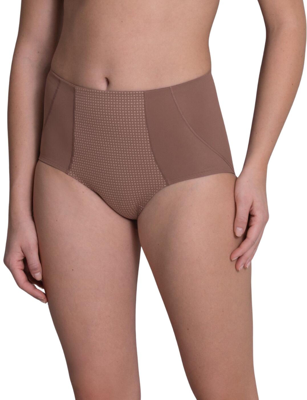 Feel effortless in the panty girdle from the range Clara Art by Anita. Feminine oval print panty features contoured panelling creating enhanced support and comfort throughout the day. High waisted brief designed to figure flatter and delicately enhance the waistline. Thin material around the legs and waistline for a contemporary fit, reducing VPL and creating a non-visible look under tight clothing.  Oval print detail Contoured panelling at front and sides High waisted brief Thin material reducing VPL Contemporary fit Non-visible under clothing Composition: 63% Nylon &pipe; 37% Elastane Listed in UK sizes  46343-92516-1216554 1763 Panty Girdle