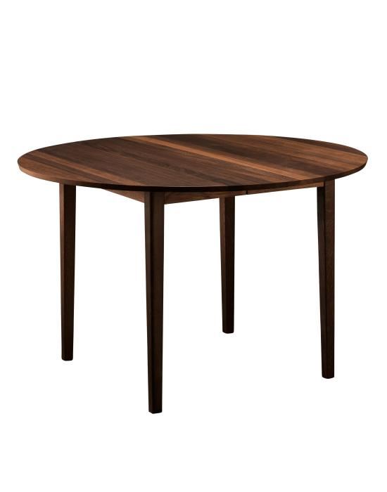 No 3 Dining Table Small Solid Tabletop Smoked Oak Black Mdf